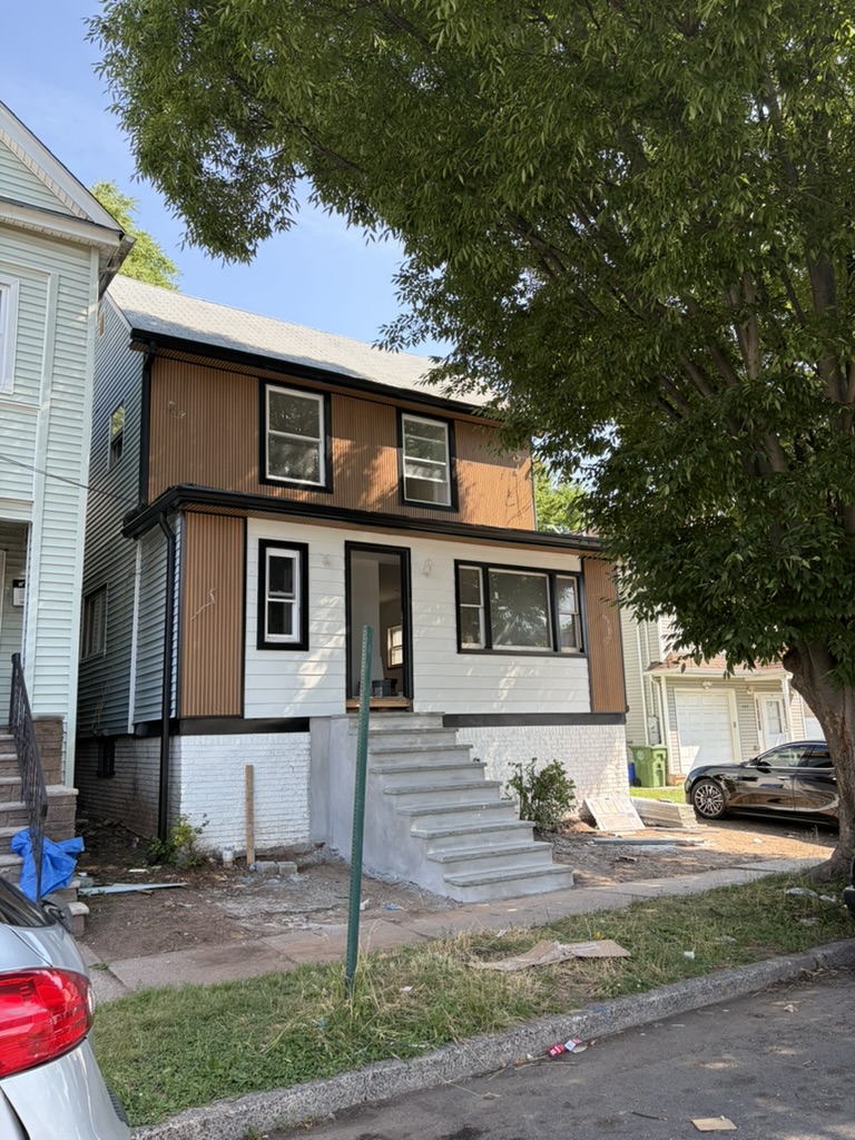 Roselle New Jersey home exterior renovation in progress